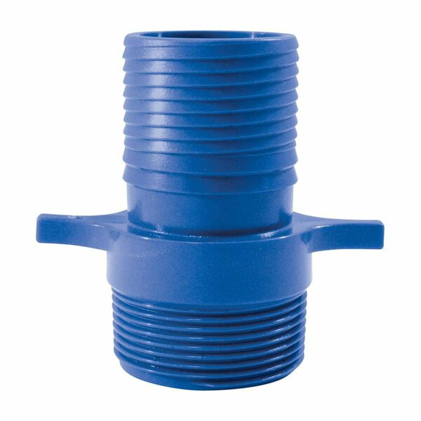 Swivel 1 in. Insert x 1 in. Dia. Insert Polypropylene Tee, Blue SW1494648